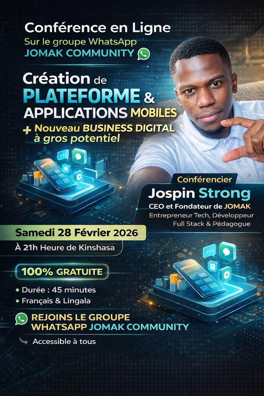 Conférence JOMAK - Création de Plateformes